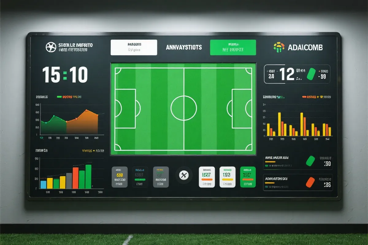 世界杯比分与比赛数据分析示意图
