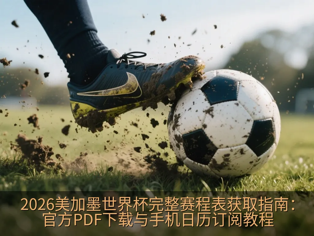 2026美加墨世界杯完整赛程表获取指南：官方PDF下载与手机日历订阅教程